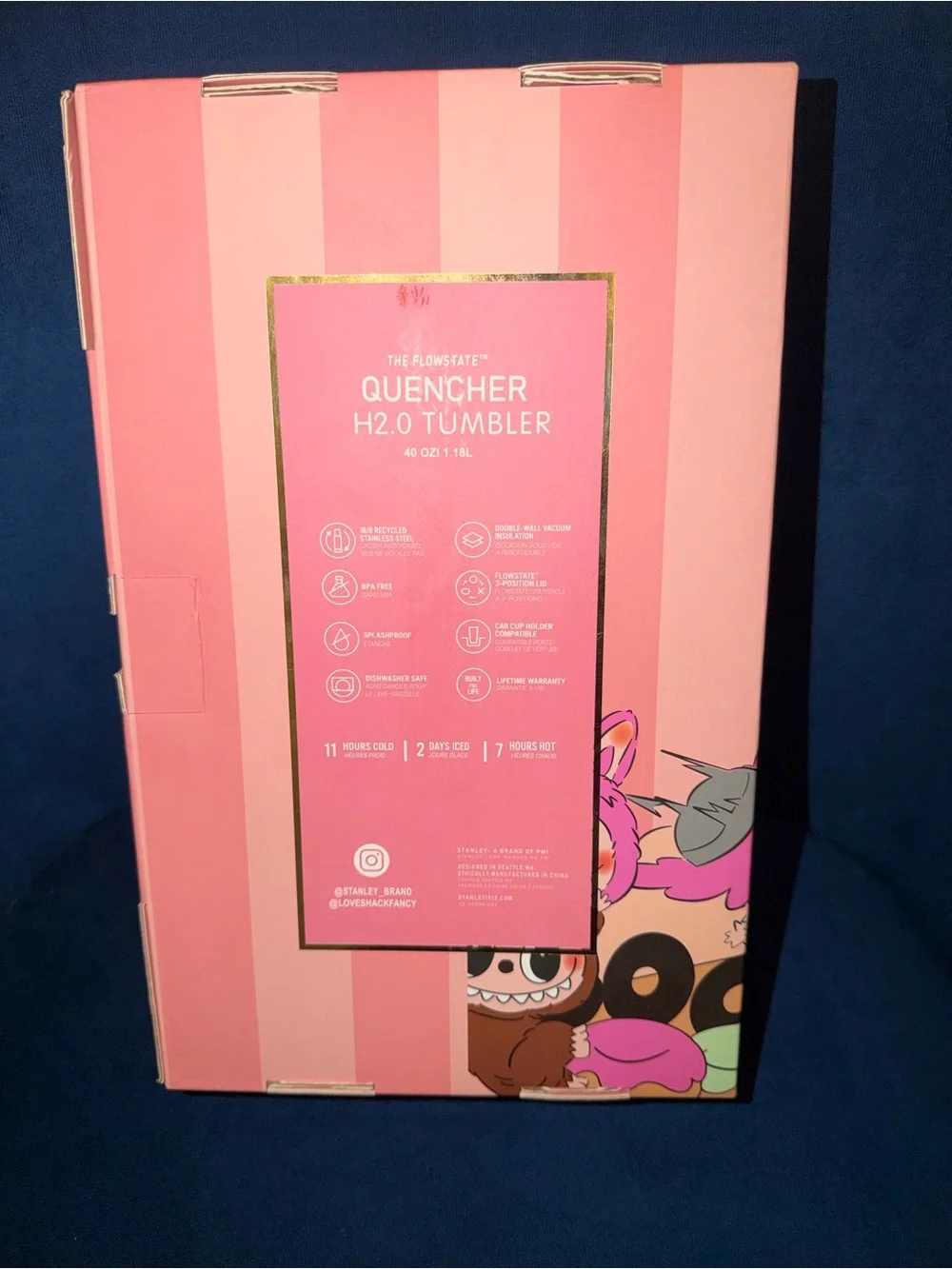 Stanley Pink Labubu Graphic Drinkware Box